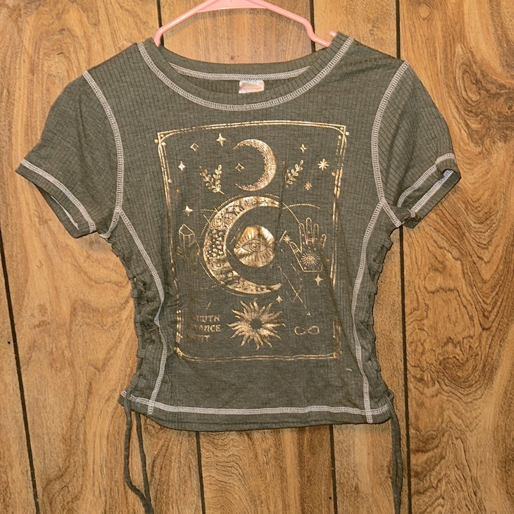 Medium No Boundaries Growth Balance Spirit Eye Moon Shirt